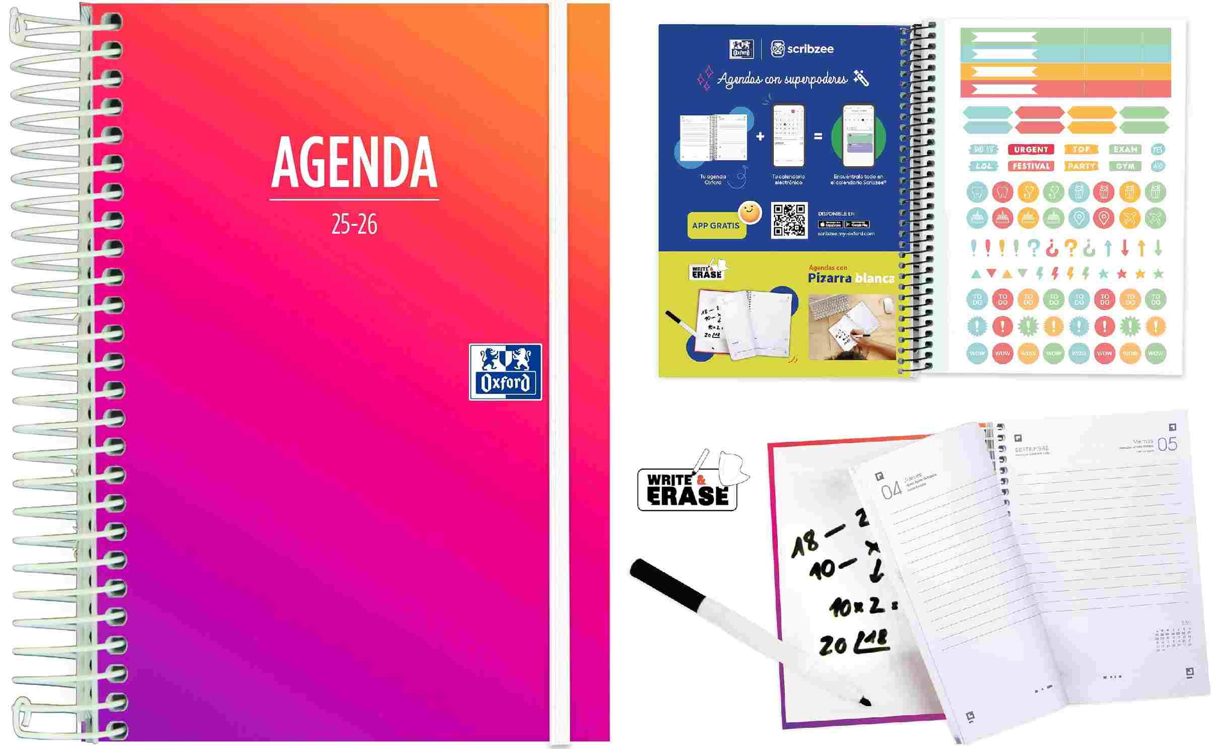 Agenda escolar Oxford